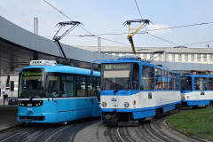 2023 / 04 06 - Ostrava, Provoz tramvají T3  a T6 a trolejbusů 21Tr