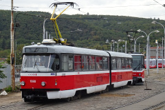 2023 / 11 - Brno, Provoz poslední tramvaje K2  a tramvají T3 v roce 2023